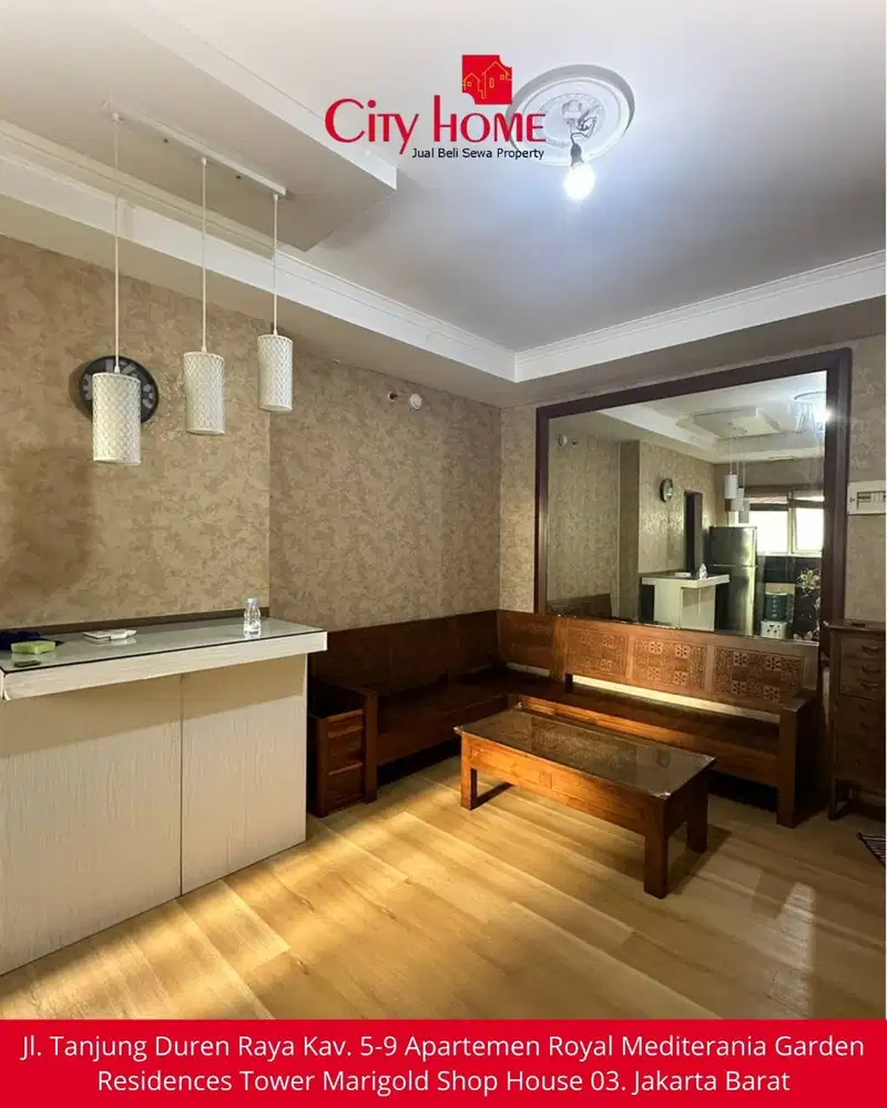 Disewakan Cepat Apartemen Semi Furnished Medit 2, Jakarta Barat