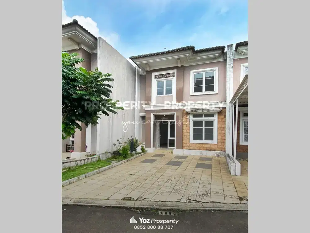 Rumah Tidak Hadap Tetangga Cluster Michelia Strategis di Tengah Gading Serpong