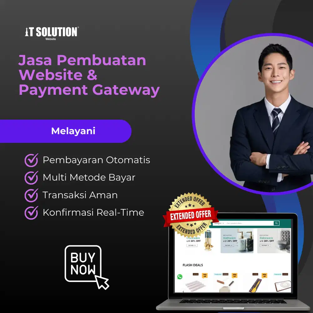 Jasa Pembuatan Website & Payment Gateway – Sistem Pembayaran Online