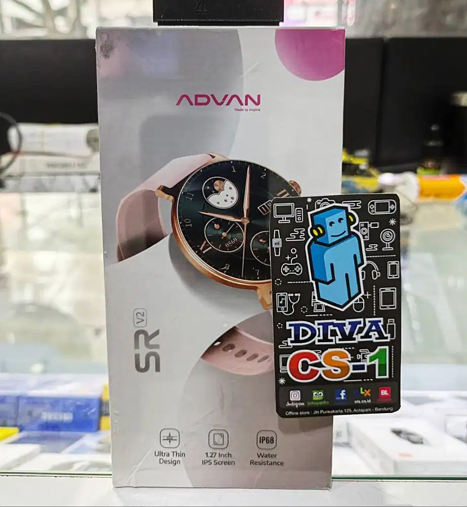 Jam Smart Watch ADVAN SR V2 Strava Waterproof IP68 15Days Standby