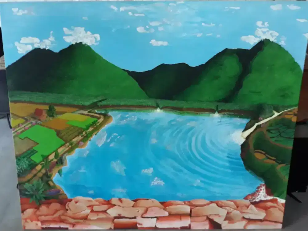 LUKISAN SEJUK PEMANDANGAN