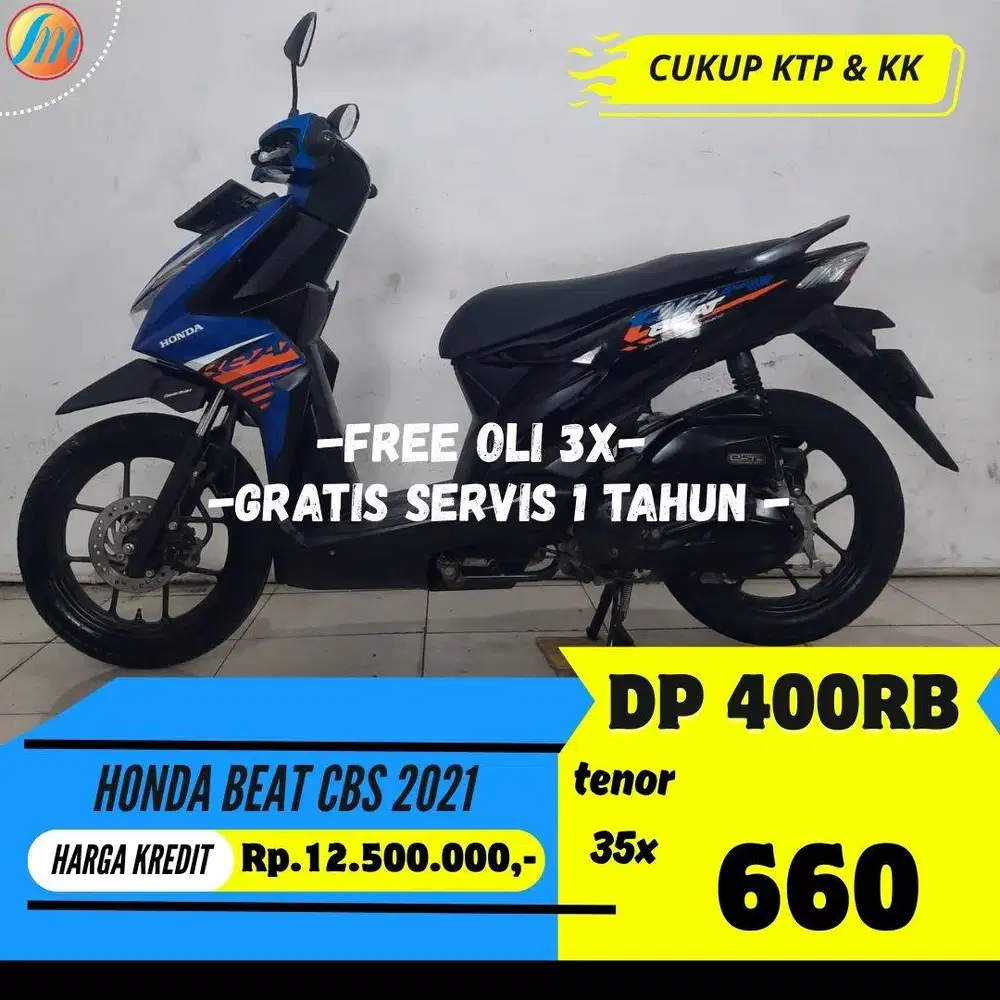 DP PROMO 400RIBU HONDA BEAT CBS 2021 ANGSURAN SANGAT RINGAN BERGARANSI