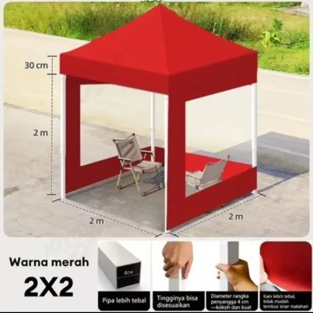 Tenda jualan 2x2 Meter