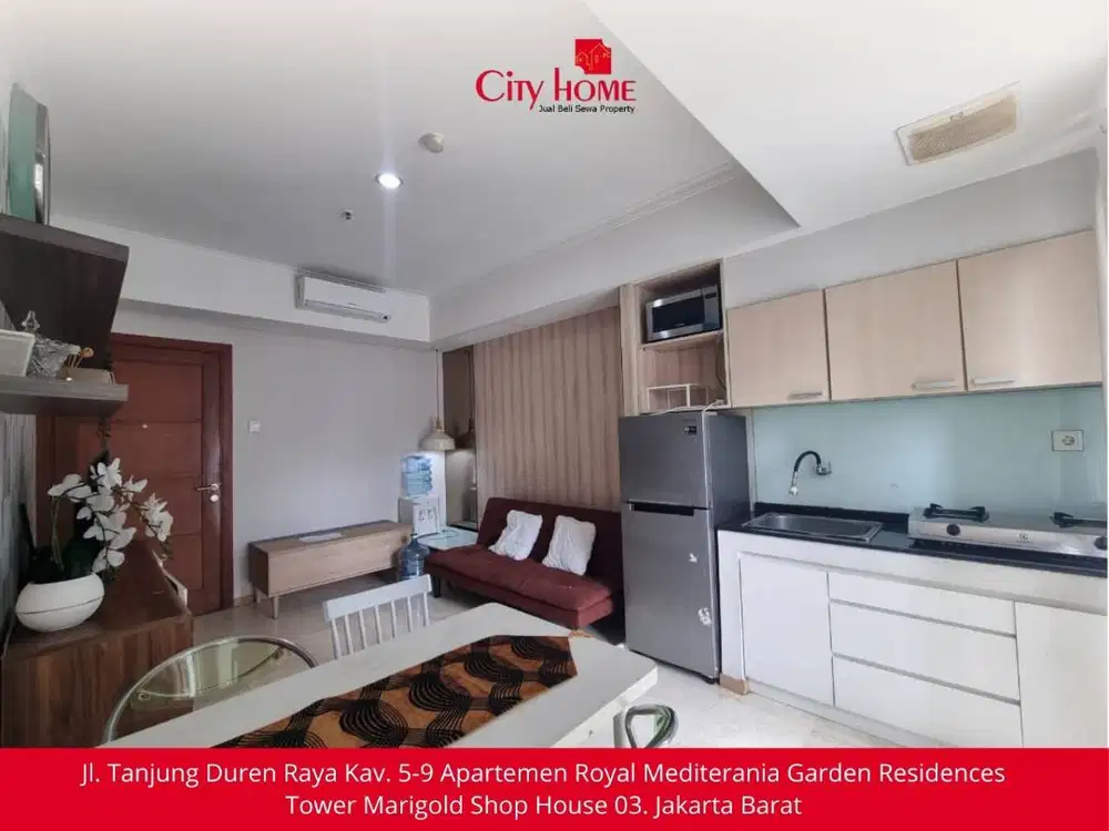 Disewakan Murah Apartemen 2+1BR Furnished Bagus, Jakarta Barat