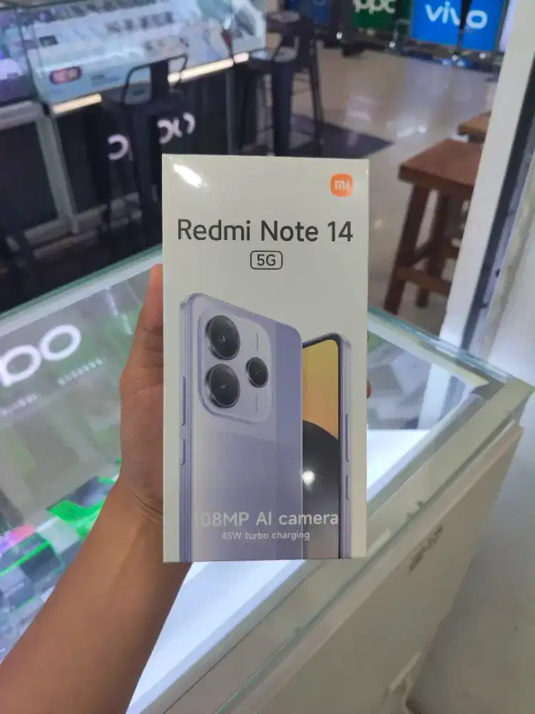 Xiaomi Redmi Note 14 5G 8/256 Baru Segel Garansi Resmi