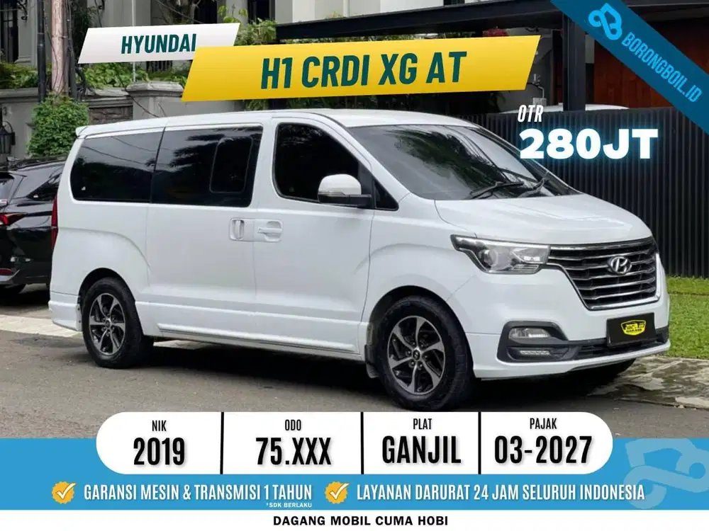 TERMURAH!!H-1 XG CRDI DIESEL AT 2019 PUTIH FAVORIT