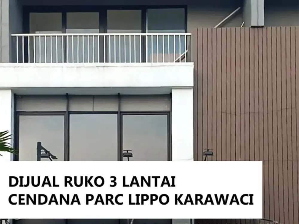 jual cepat ruko 3 lantai di lippo karawaci jalan pasir randu tangerang. dekat ke binong, taman ubud, paramount petal.