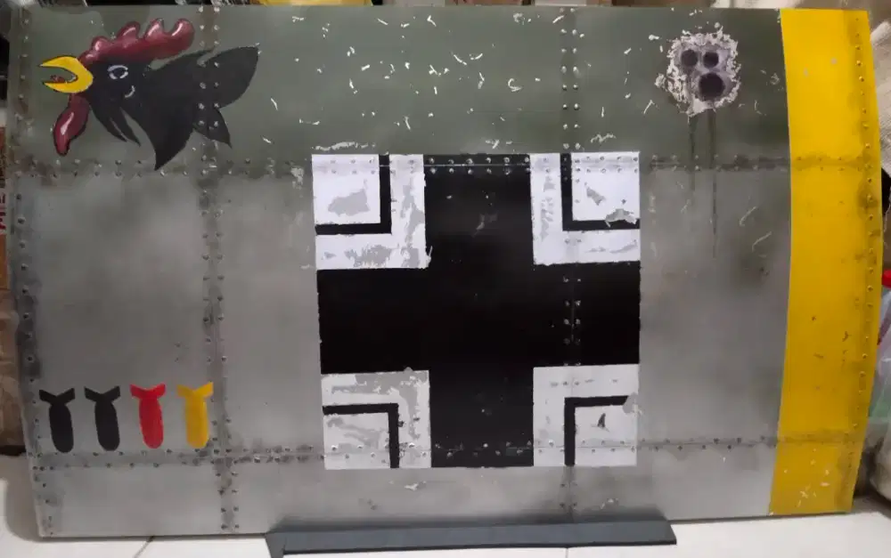 Body part pesawat ww2 jerman retro jam sepeda lawas vintage antik