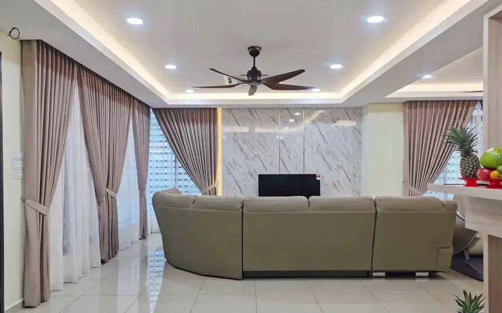 Pasang Tirai Gorden Jendela Gordyn Mewah Hordeng Model Terbaru Murah