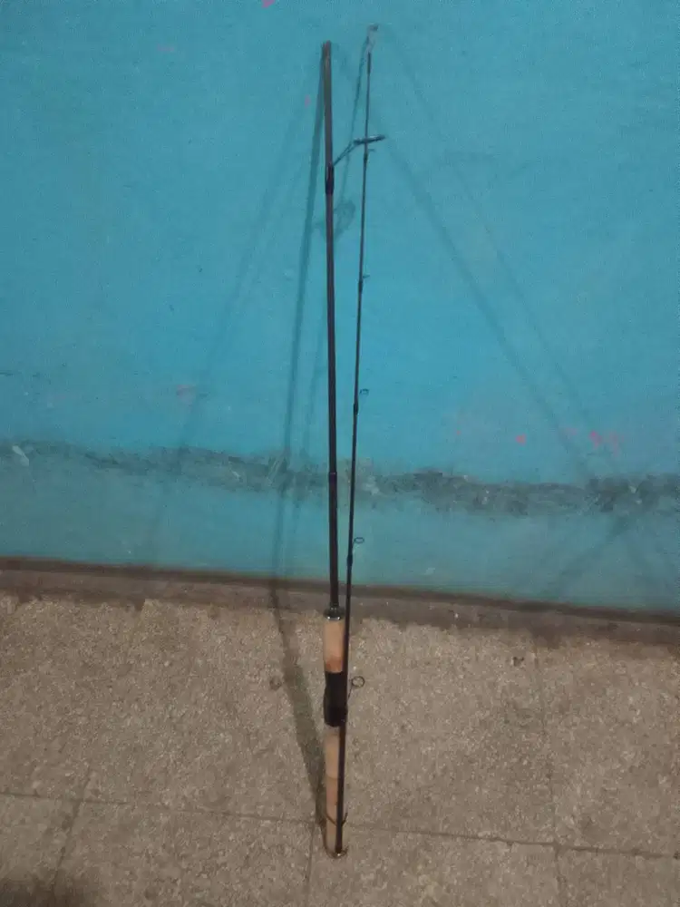 Jual cepat paket lengkap joran+rill+tas langsung ke empang