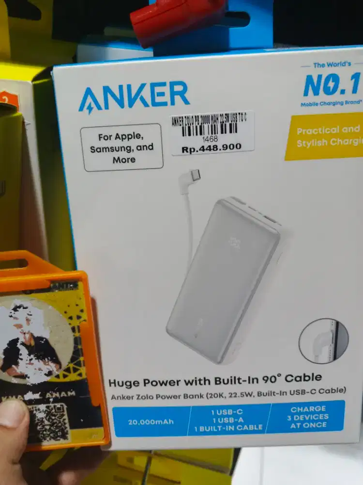 POWERBANK ANKER ZOLO 20.000MAH 22,5Watt