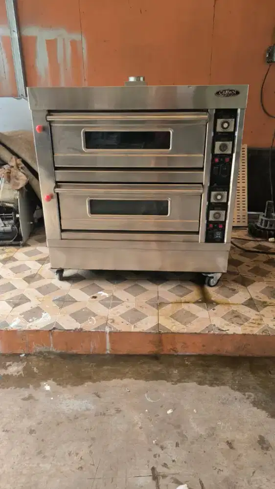 Di jual Oven Deck OTOMATIS ( 2 Deck 4 Loyang 40 x 60 )