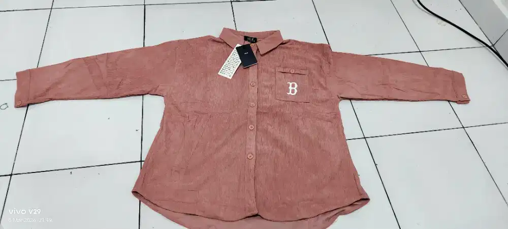 Kemeja lengan panjang MLB