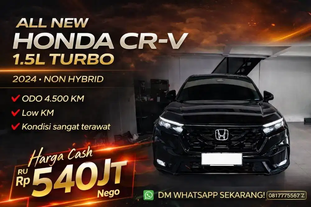 Honda CRV 1.5 Non hybrid 2024 LIKE NEW