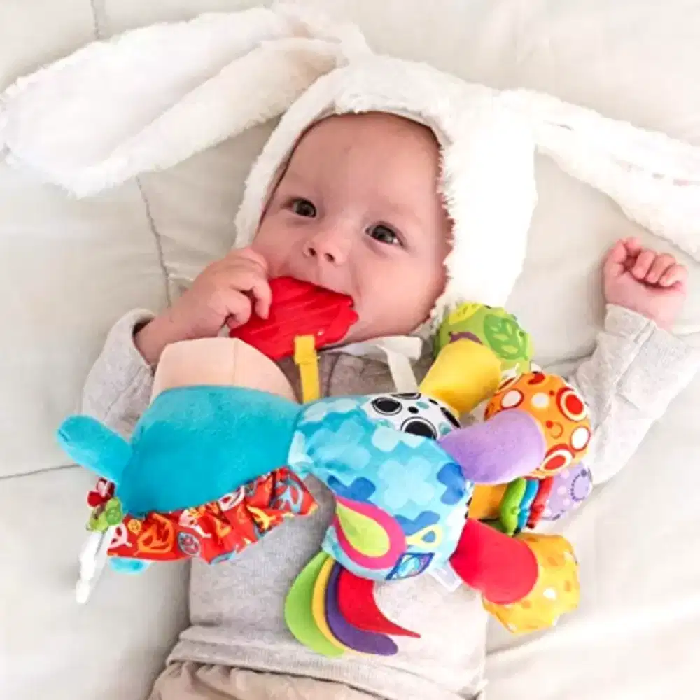 Playgro activity friend Mainan gantungan stroller anak Clip Clip