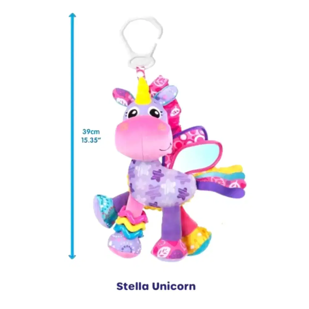Playgro activity friend Mainan gantungan stroller anak Stella Unicorn