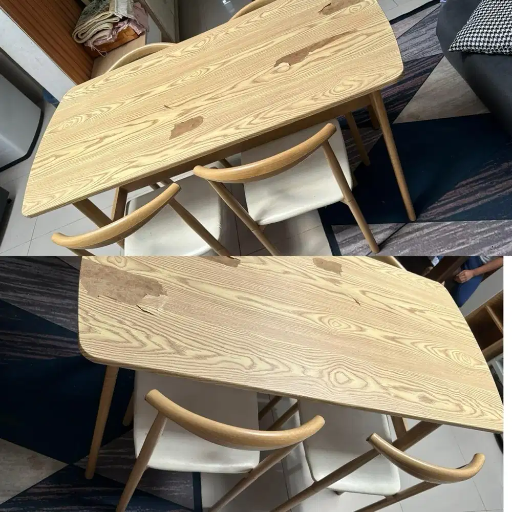 Meja makan second kursi 4