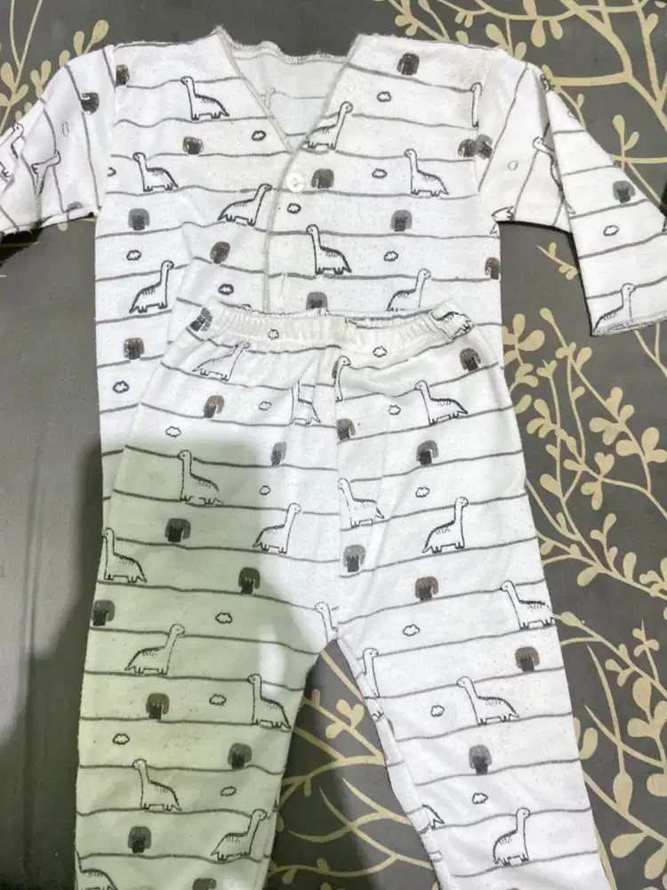 Set newborn panjang motif Moku Baby