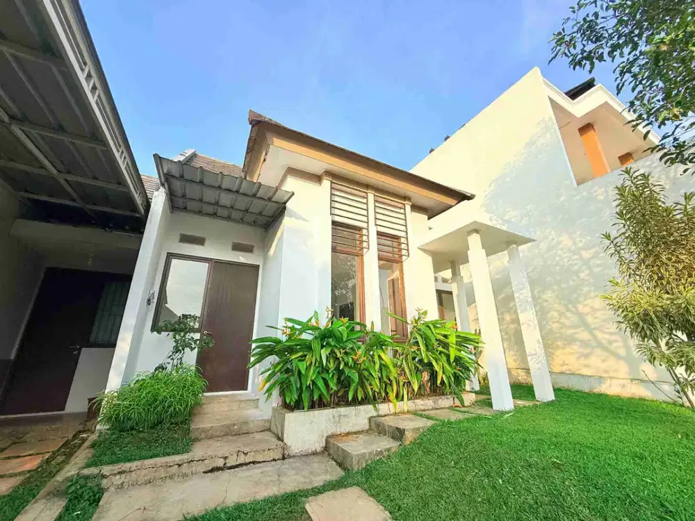 Rumah Minimalis Modern Backyard Luas Siap Huni 1 Menit dari Jungleland Sentul City, Bogor
