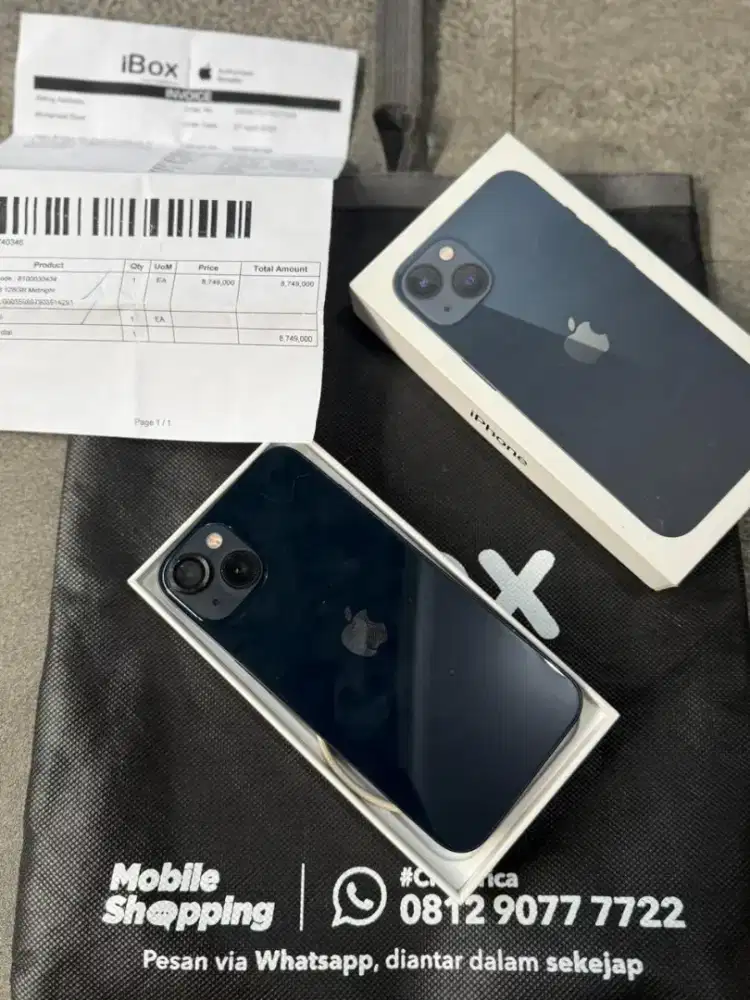 Iphone 13 128 midnight black ibox