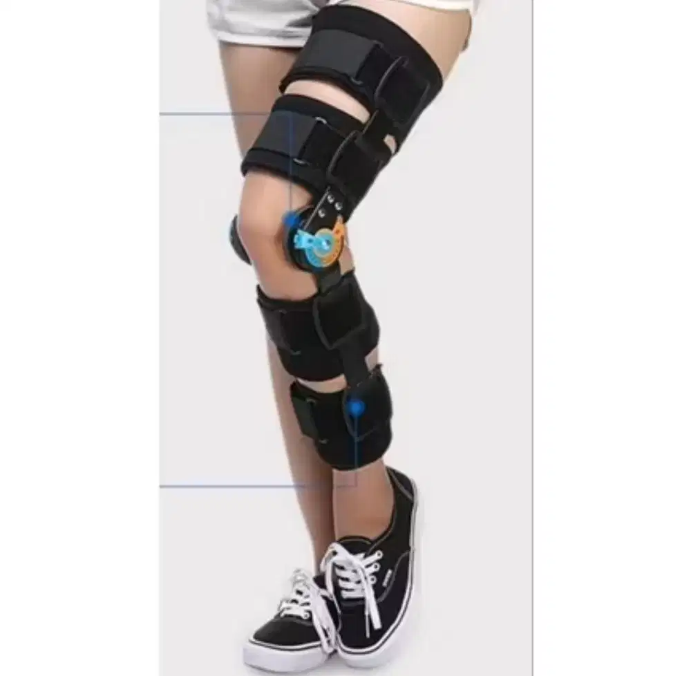 Knee brace post OP penyangga lutut psca op ACL PCL