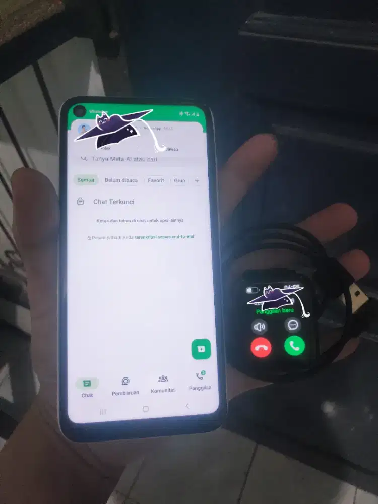 Samsung A11 3/32 SmartWatch Bisa Angkat Telepon Whatsapp