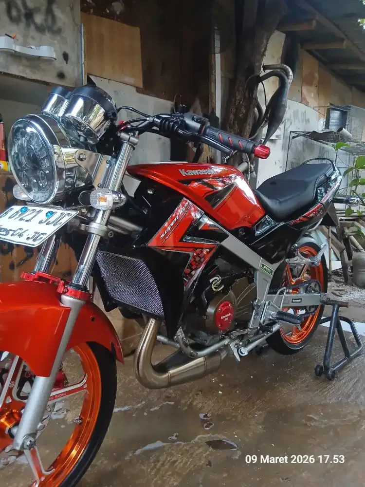 Kawasaki ninja R up ss 2015 asli orange