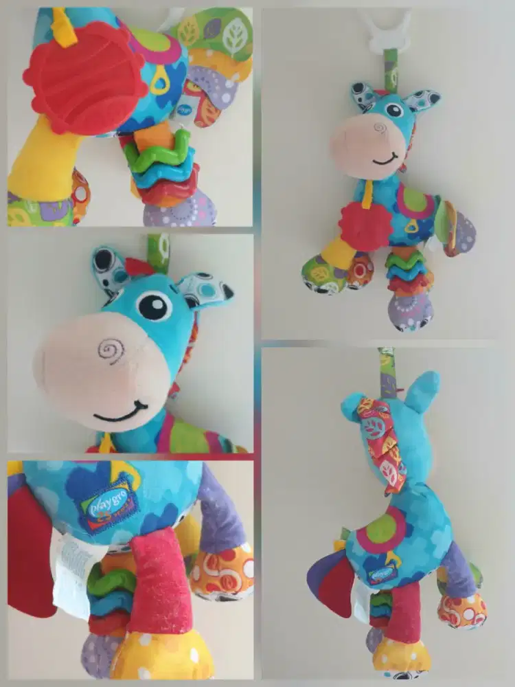 Playgro activity friend Mainan gantungan stroller anak Clip Clip