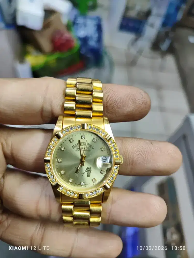 Jam tangan  wanita ,master polo 10007 Sapphire mulus