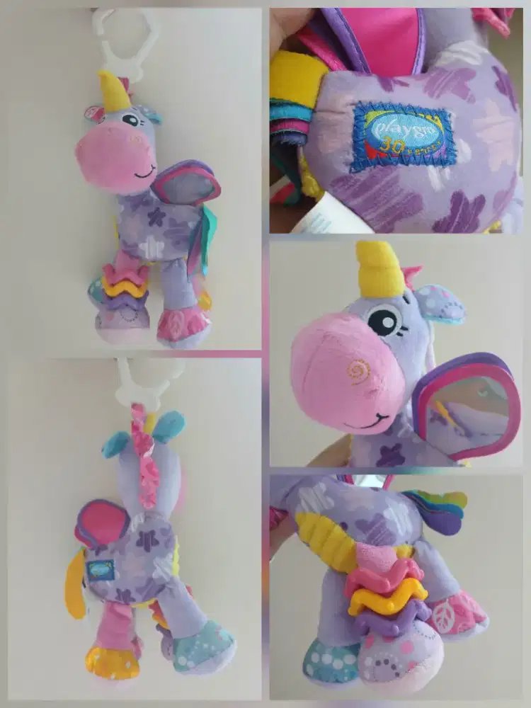 Playgro activity friend Mainan gantungan stroller anak Stella Unicorn