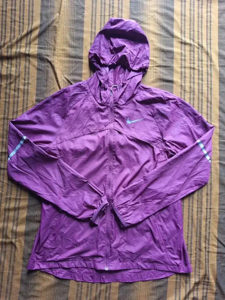 Nike Shield Purple Jacket Running Reflective Women