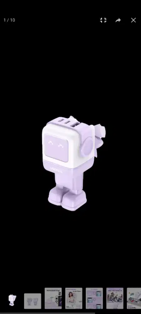 Kepala Charger Ugreen Uno Robot