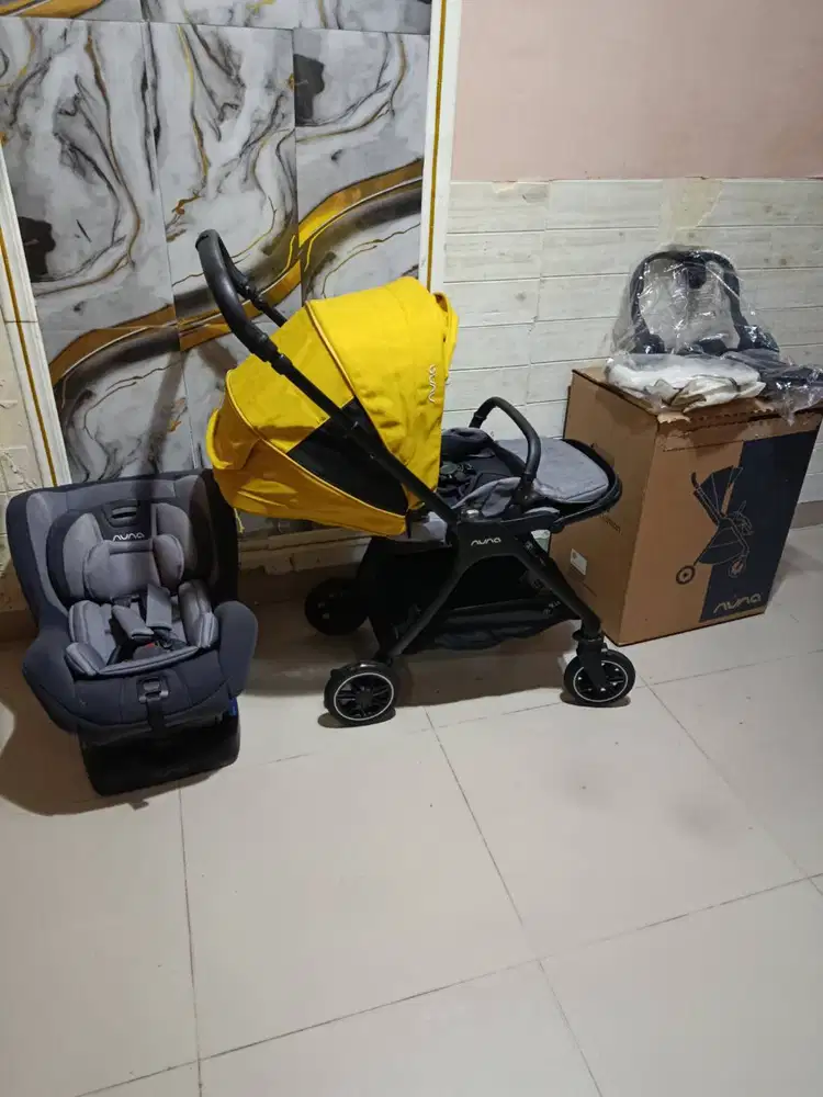 STROLLER NUNA TRIV + CARSEAT NUNA RAVA ISOFIX LIKE NEW