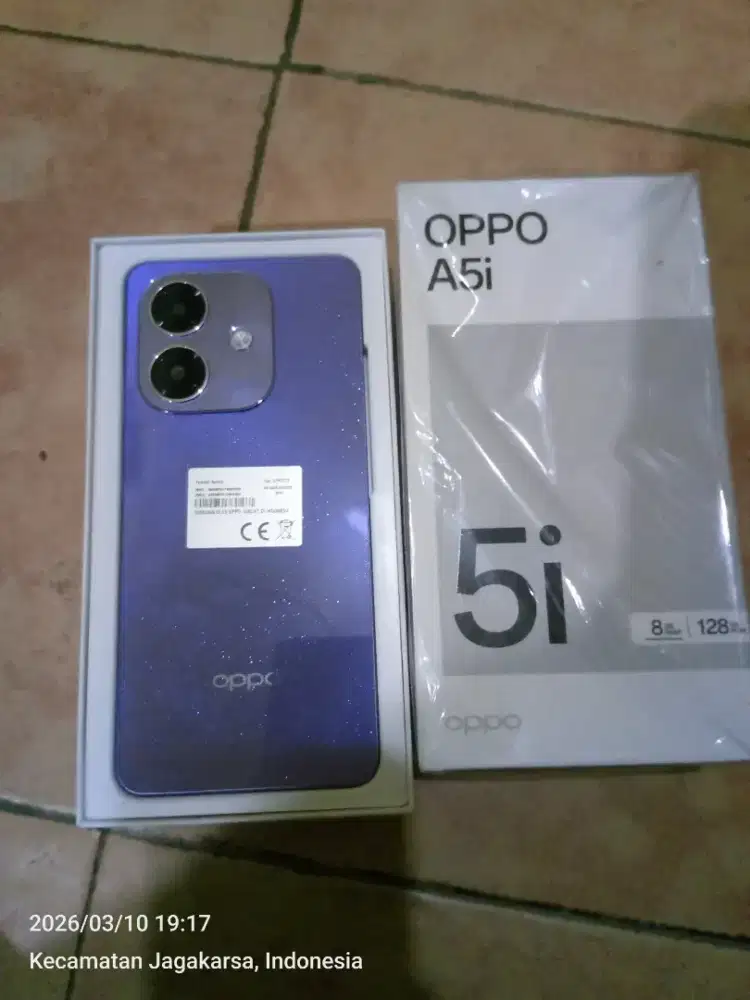 Jual Oppo A5i Baru sebulan pemakaian  Ful Set Lengkap Nomines