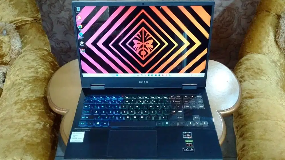 Laptop Gaming NVIDIA RTX2060 HP OMEN Ryzen 7 4800H Ram 16GB SSD 512GB