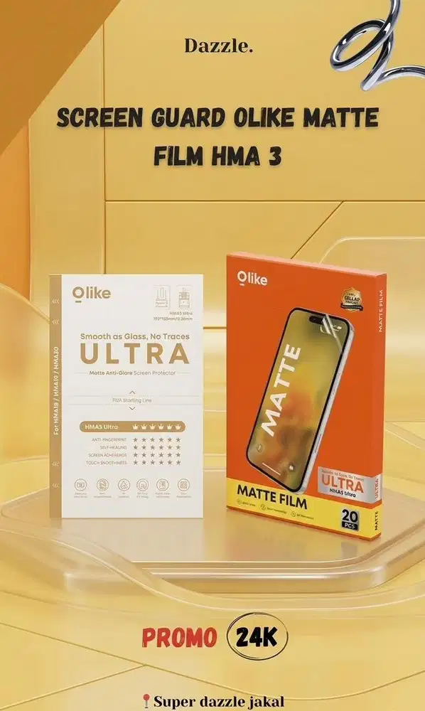 SG olike hydrogel Matte film