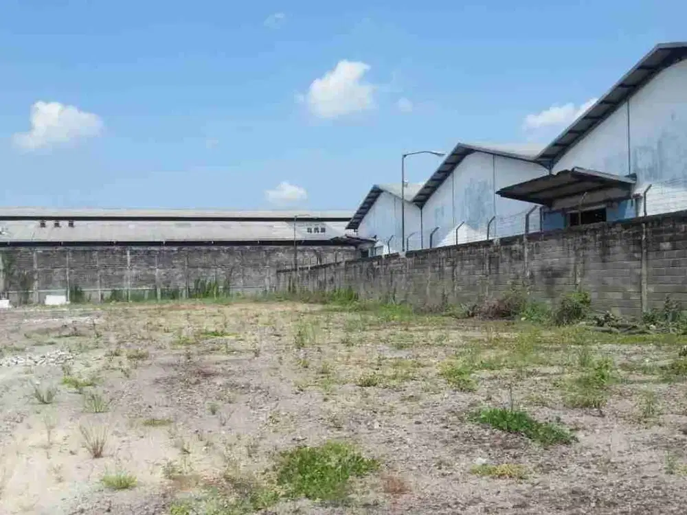 DIJUAL TANAH KAVLING UNTUK GUDANG DI MARGOMULYO PERMAI SUDAH BERPAGAR LUAS 4000AN