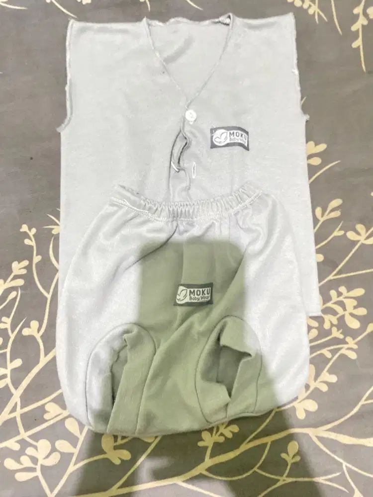 Set newborn lekbong polos moku baby