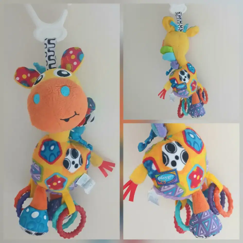 Playgro activity friend Mainan gantungan stroller anak Jerry Giraffe