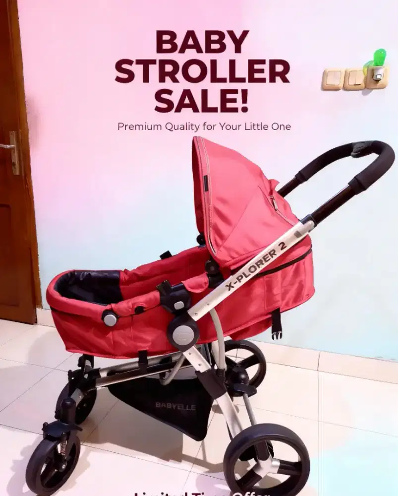 Stroller Baby Ele, Mulus