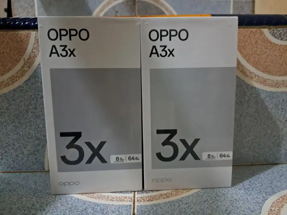 Oppo A3x 4/64 baru garansi resmi