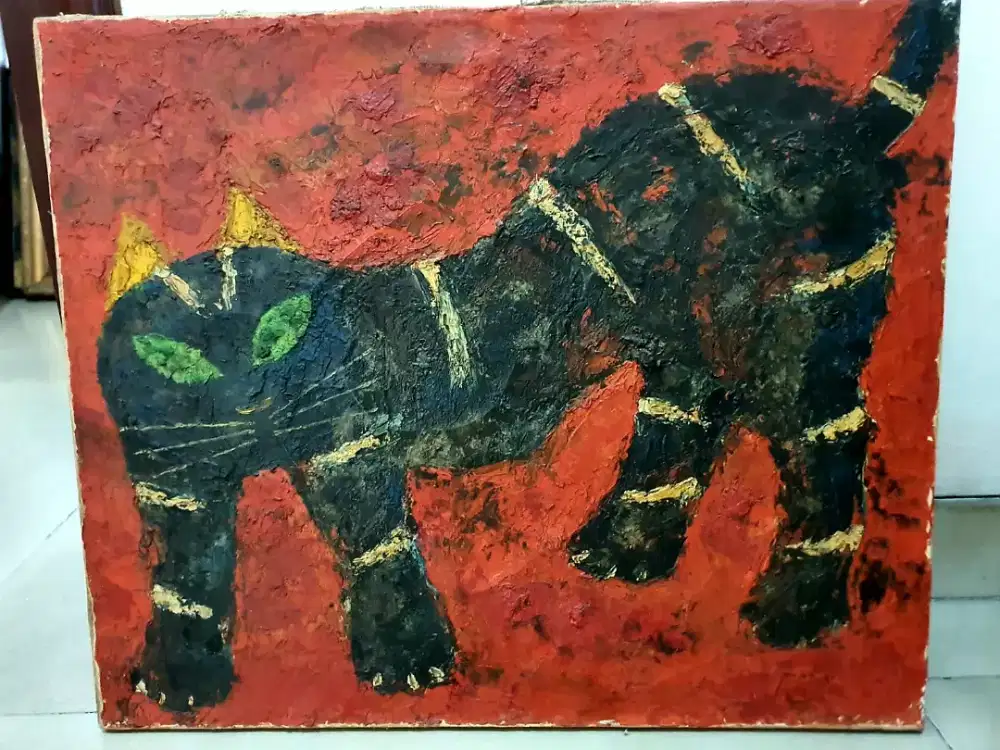 Lukisan Popo Iskandar lama