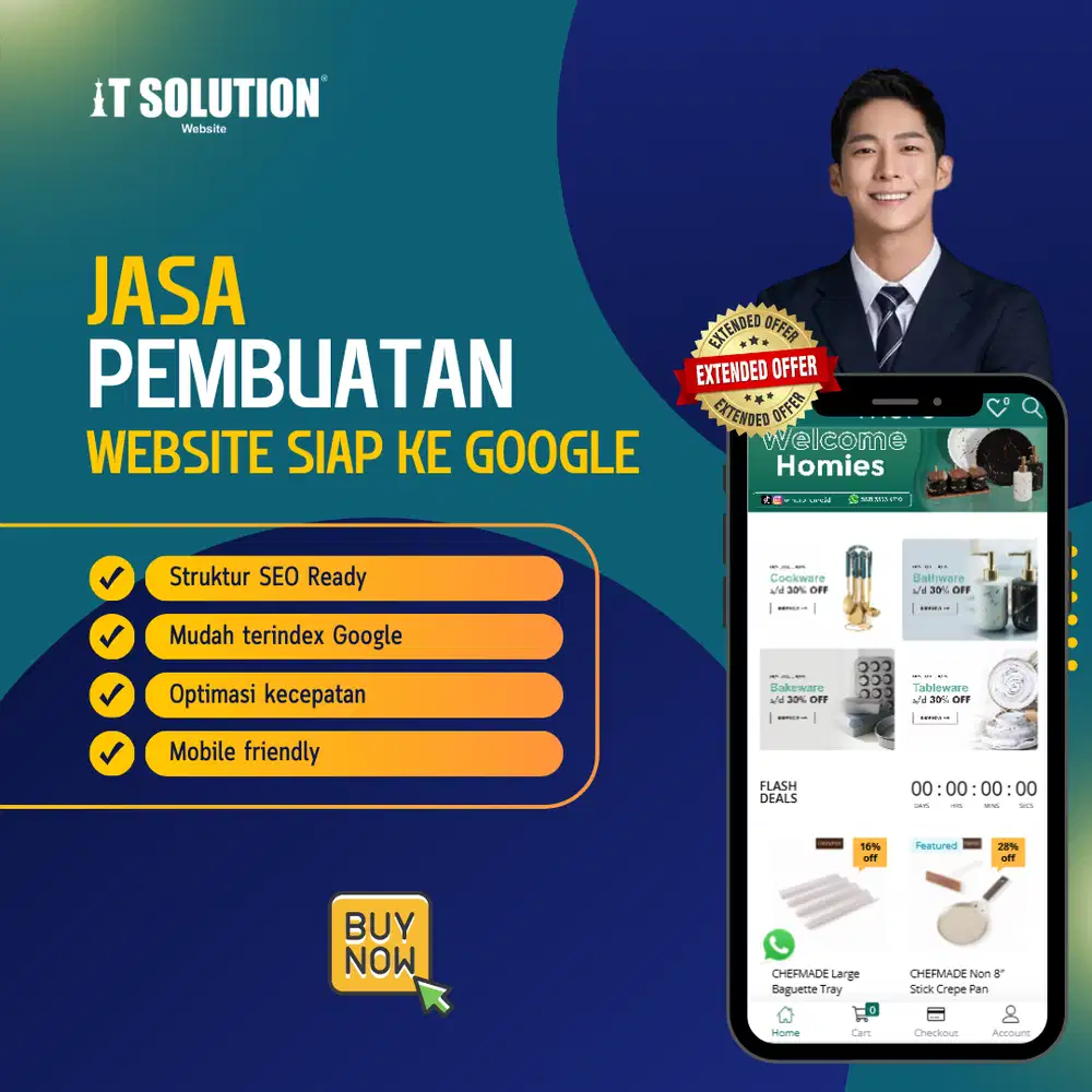 Jasa Pembuatan Website Siap ke Google – Profesional & SEO Friendly