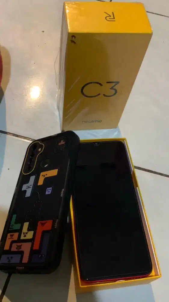 REALME C3 masih mulusss bangettt, lengkap