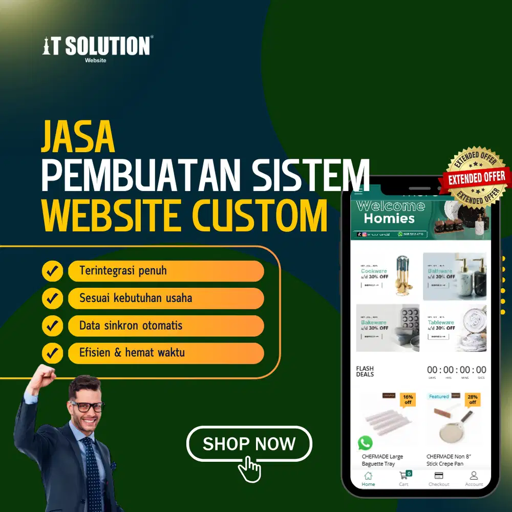 Jasa Pembuatan Sistem Website Custom – Solusi Digital Sesuai Kebutuhan