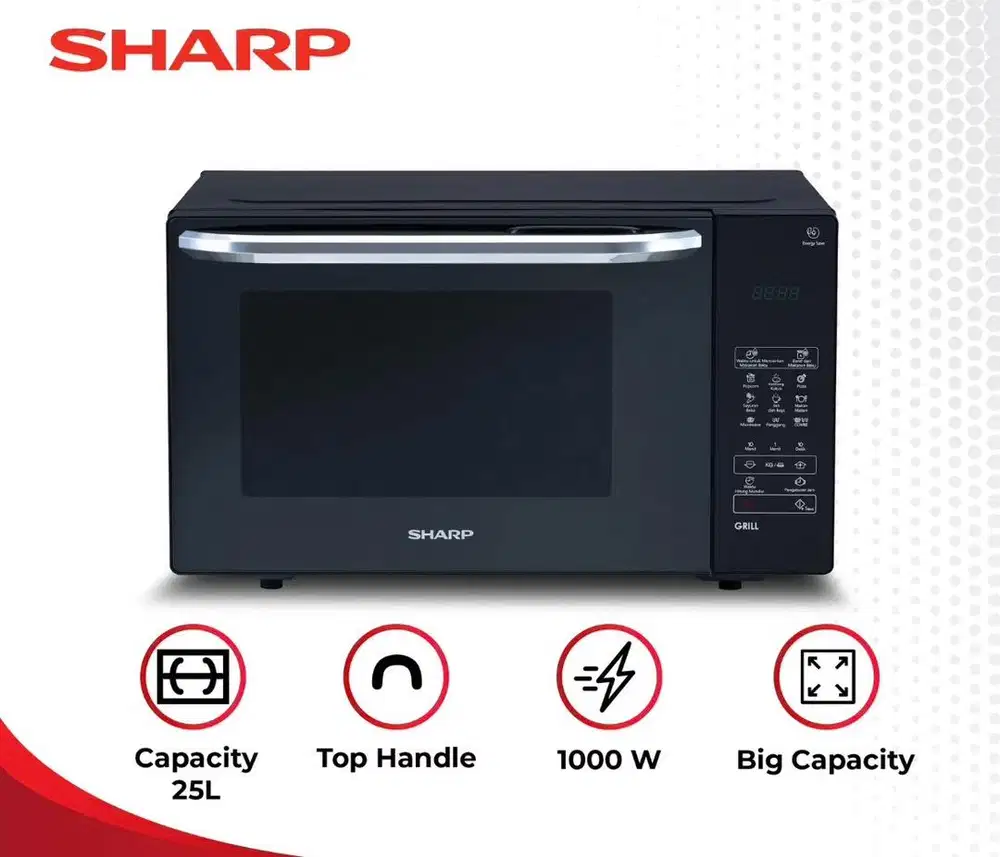 SHARP MICROWAVE OVEN 25 LITER