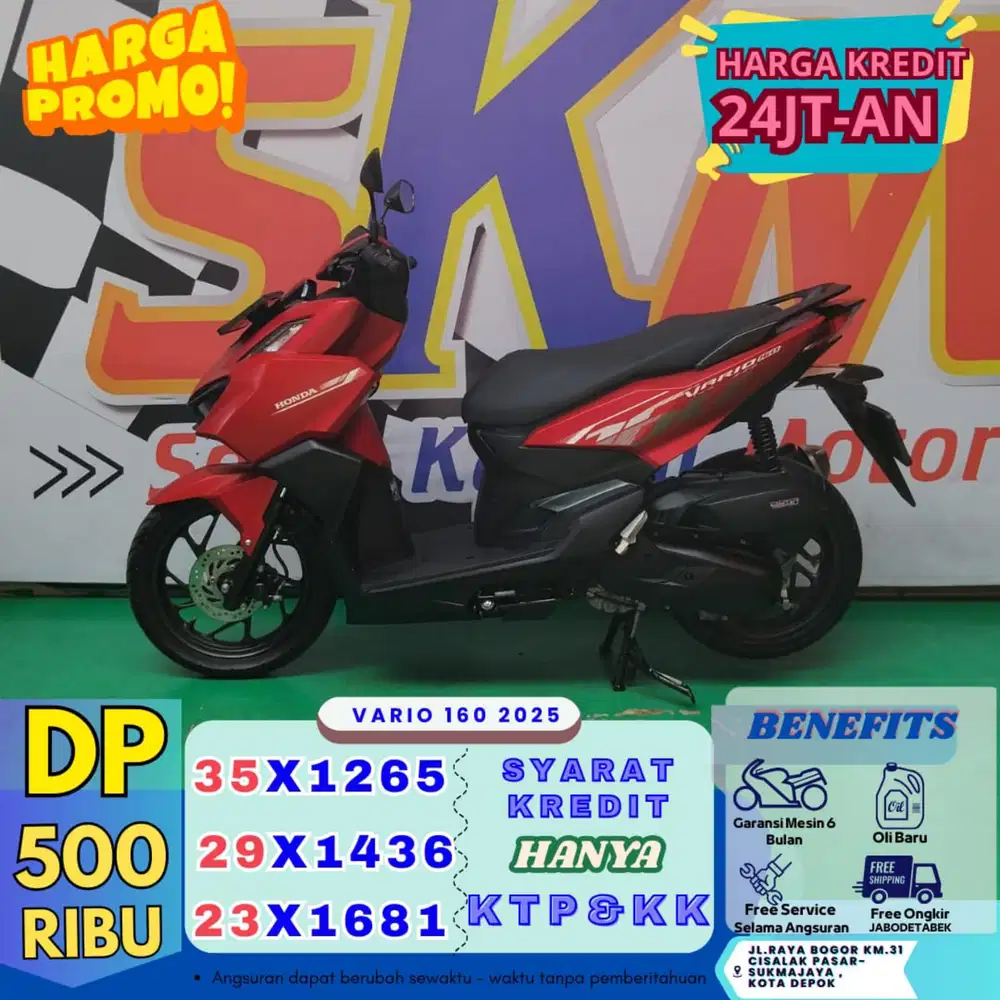 Dp 500rb bawapulang vario 160 2025