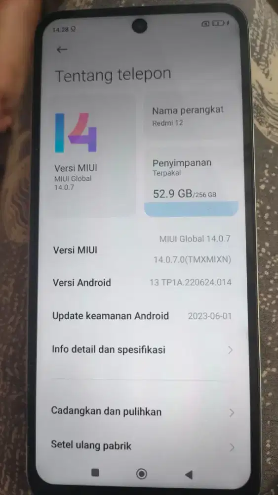 Redmi 12 8+4/256 fullset