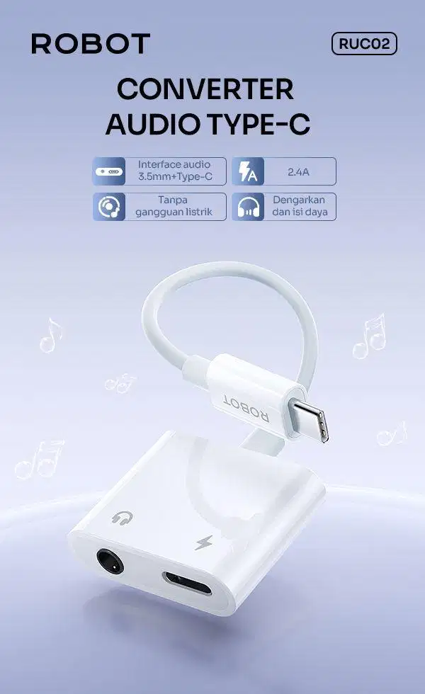 Convertor Audio Type C Robot