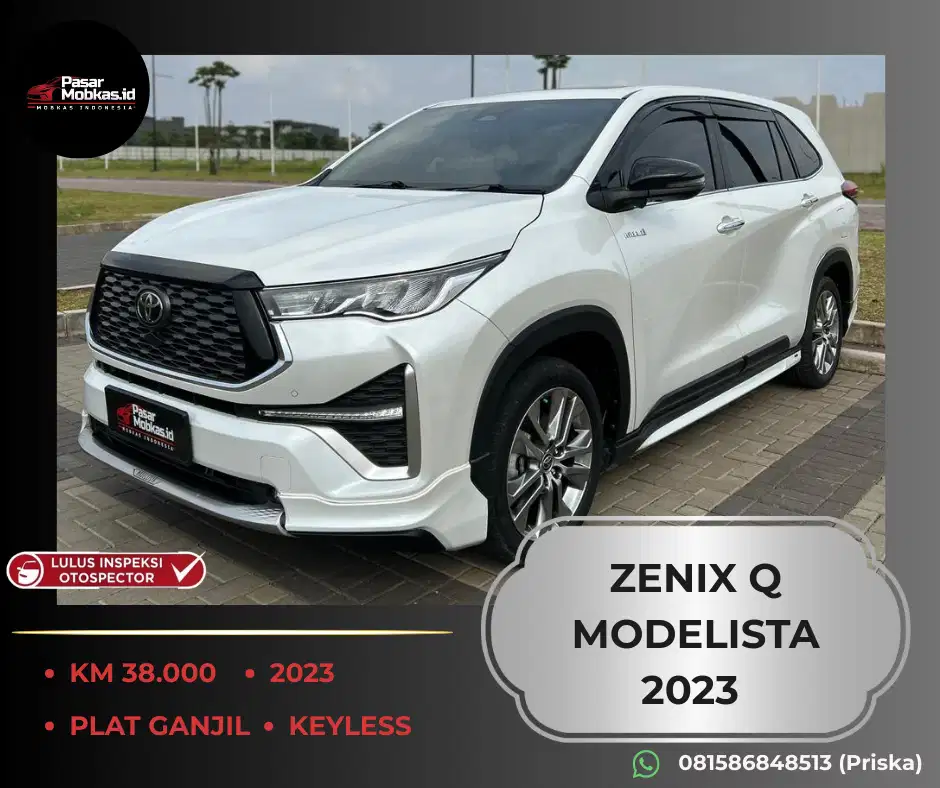 TOYOTA ZENIX Q MODELISTA AT MATIC 2023 GANJIL